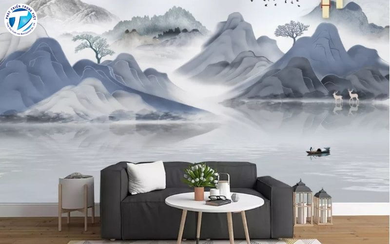 Tranh hiệu ứng 3D phù hợp cho phòng khách